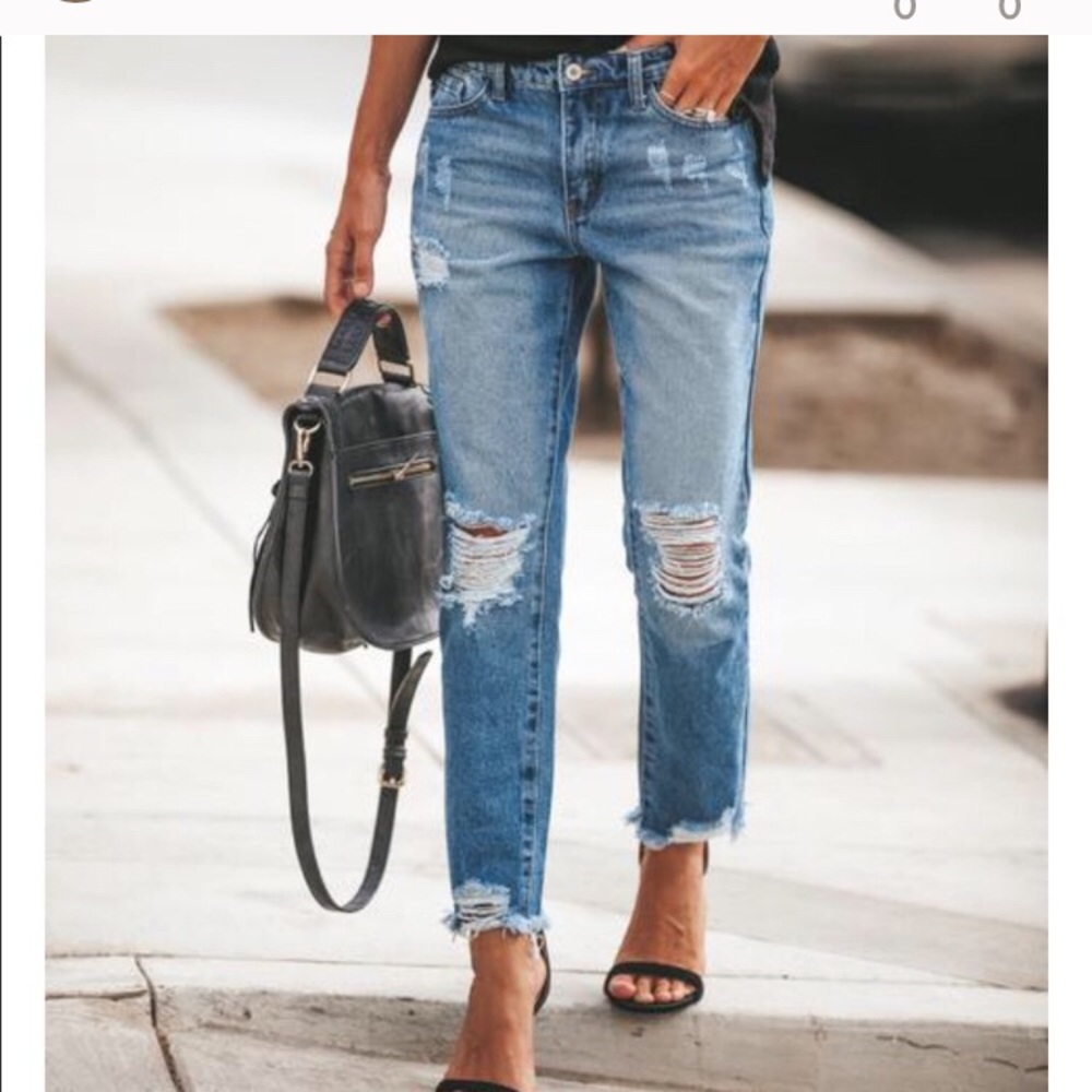 Size 24 KanCan boyfriend skinny jeans!